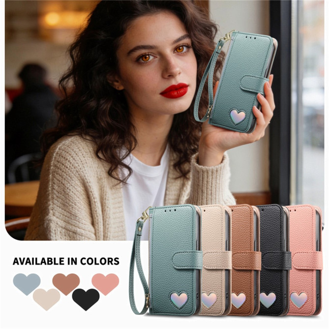 Housse Samsung Galaxy A37 Simili Cuir Fermeture Éclair JADE