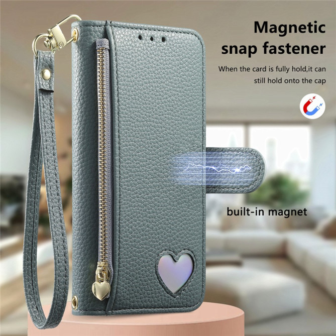 Housse Samsung Galaxy A37 Simili Cuir Fermeture Éclair JADE