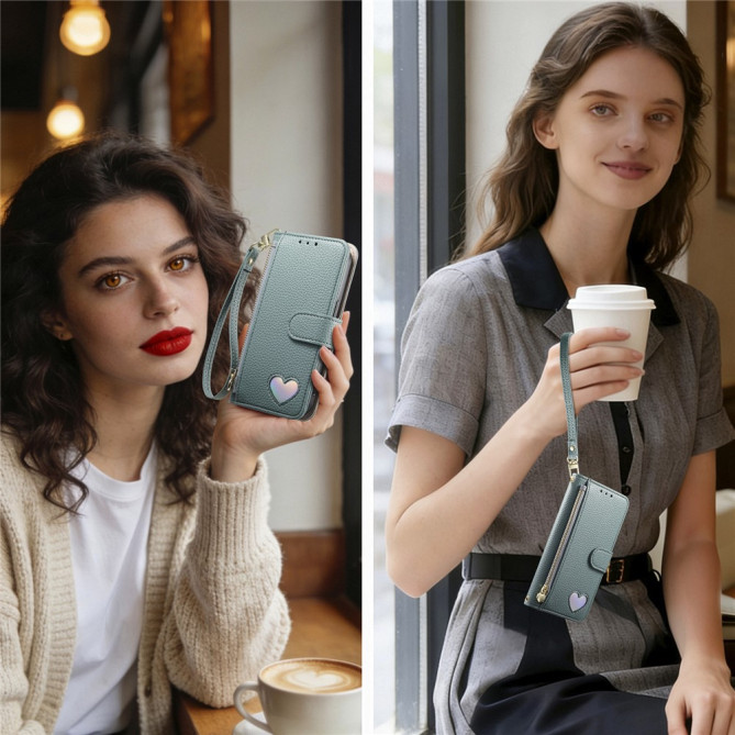 Housse Samsung Galaxy A37 Simili Cuir Fermeture Éclair JADE