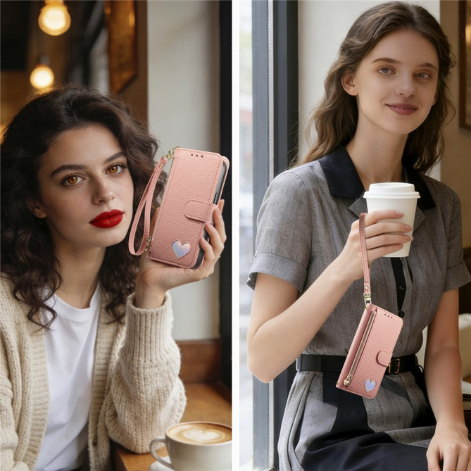 Housse Samsung Galaxy A37 Simili Cuir Fermeture Éclair JADE