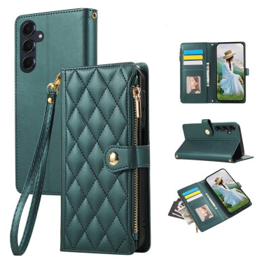 Housse Samsung Galaxy A37 Losange Fermeture Éclair