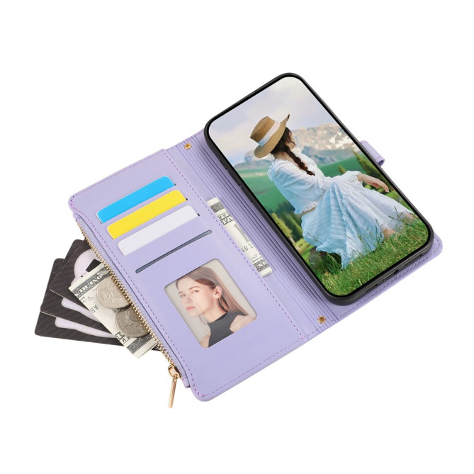 Housse Samsung Galaxy A37 Losange Fermeture Éclair