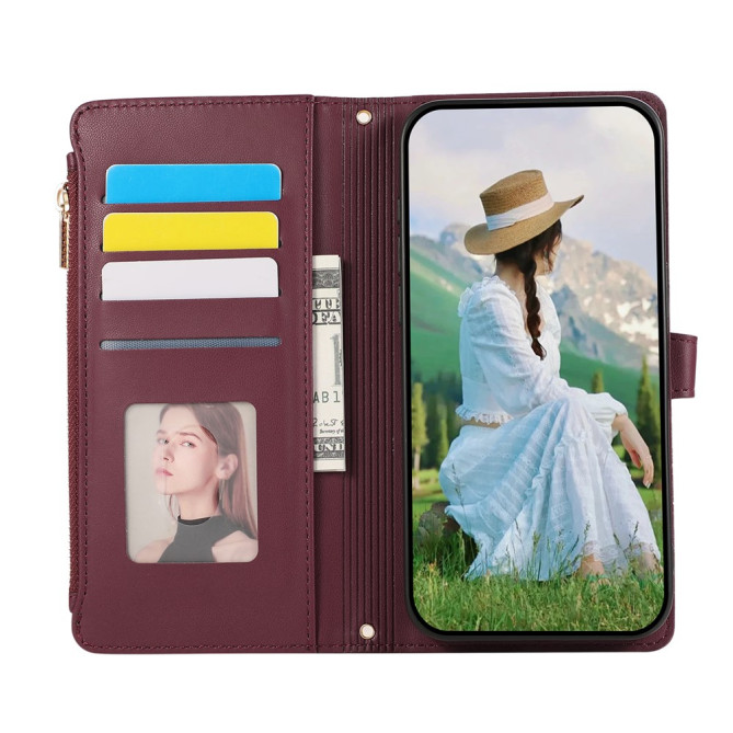 Housse Samsung Galaxy A37 Losange Fermeture Éclair