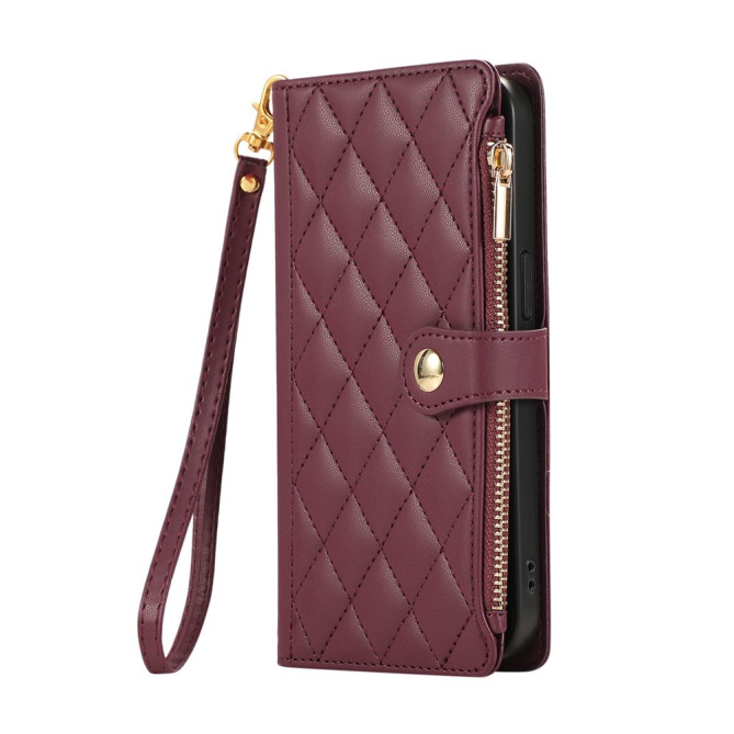 Housse Samsung Galaxy A37 Losange Fermeture Éclair