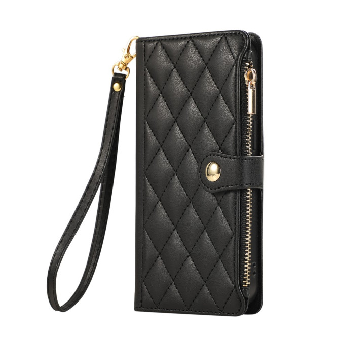 Housse Samsung Galaxy A37 Losange Fermeture Éclair