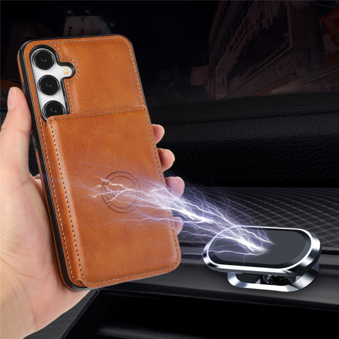 Coque Samsung Galaxy A37 Simili Cuir avec Support BRIA