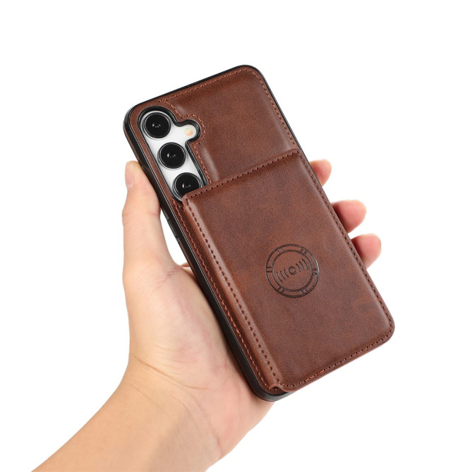 Coque Samsung Galaxy A37 Simili Cuir avec Support BRIA