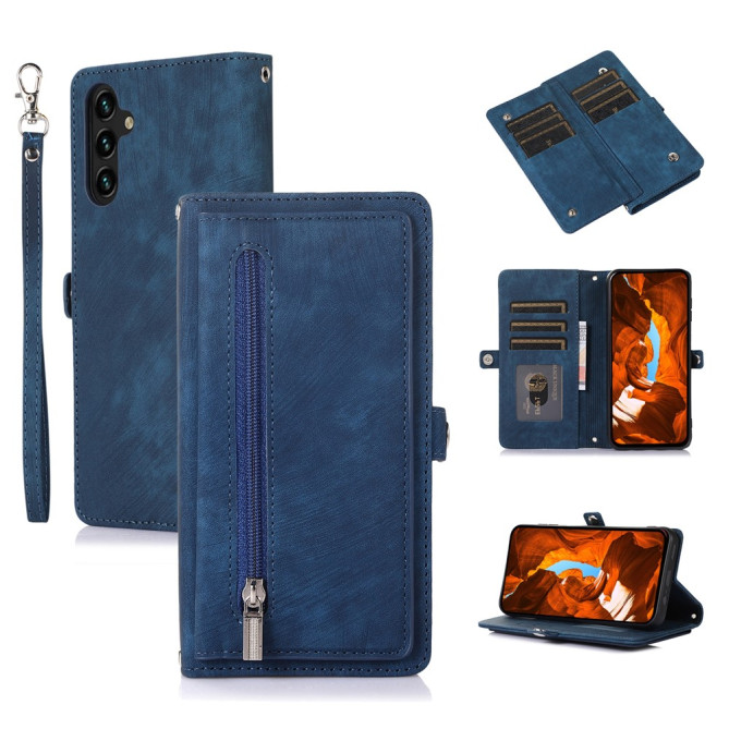 Housse Samsung Galaxy A37 Simili Cuir Fermeture Éclair KIRA