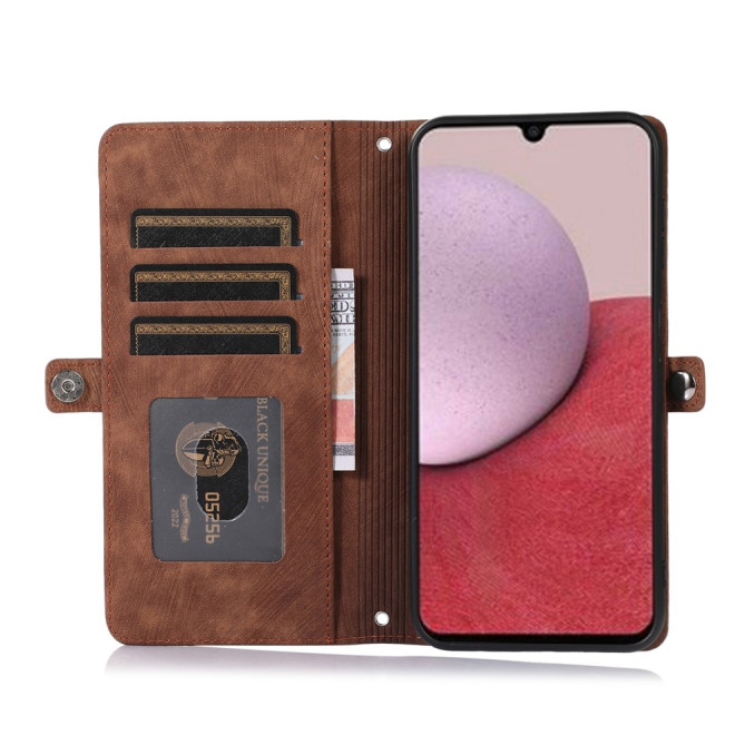 Housse Samsung Galaxy A37 Simili Cuir Fermeture Éclair KIRA