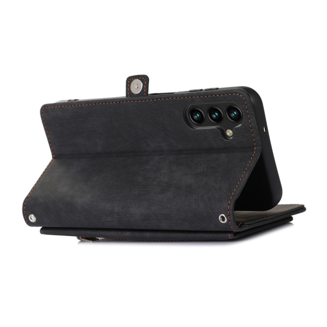 Housse Samsung Galaxy A37 Simili Cuir Fermeture Éclair KIRA