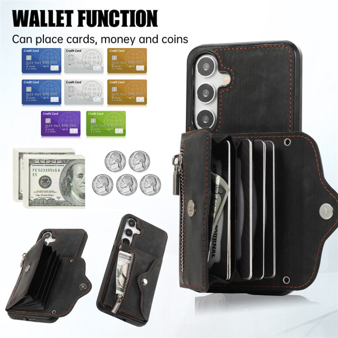 Housse Samsung Galaxy A37 Simili Cuir RFID ELVA