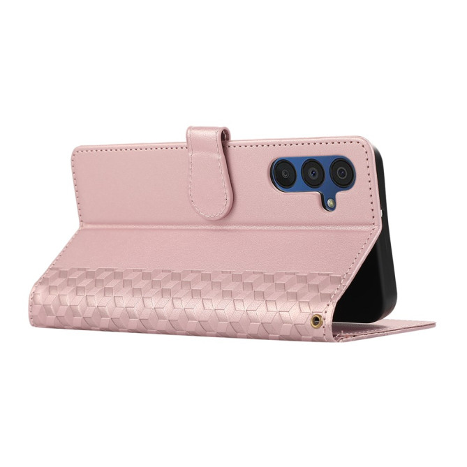 Housse Samsung Galaxy A37 Losange avec Dragonne DINA