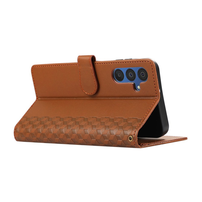 Housse Samsung Galaxy A37 Losange avec Dragonne DINA