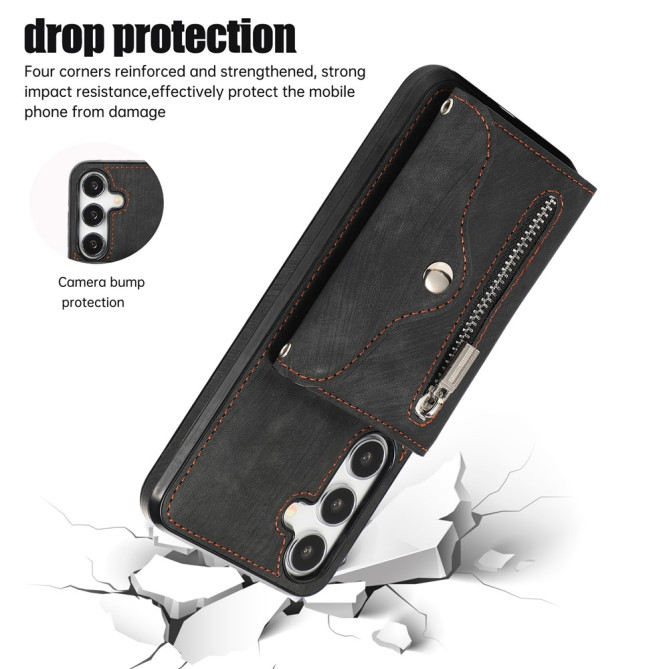 Coque Samsung Galaxy A37 TPU + PC Support Dragonne