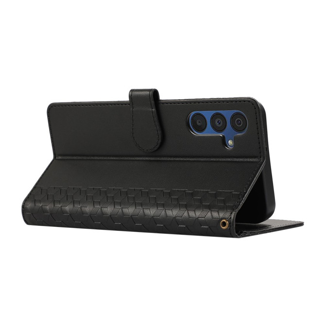 Housse Samsung Galaxy A37 Losange avec Dragonne DINA