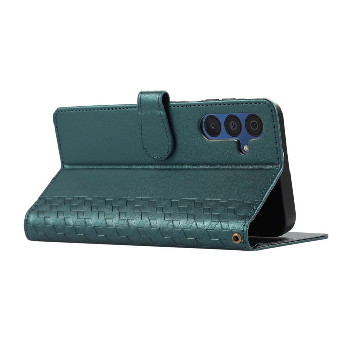 Housse Samsung Galaxy A37 Losange avec Dragonne DINA