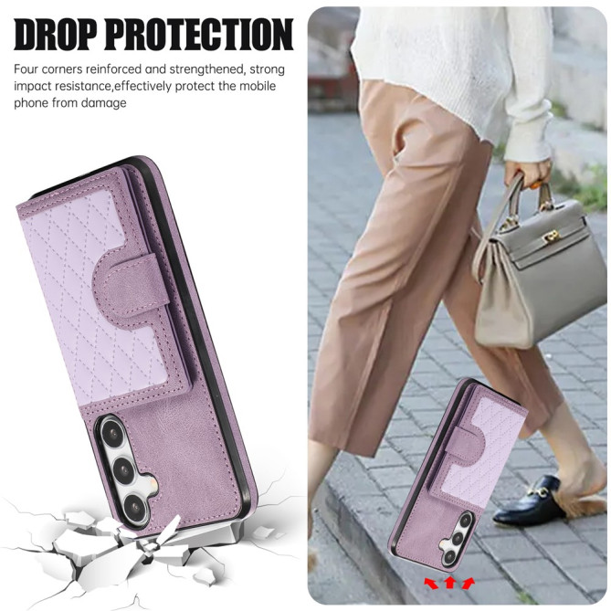 Coque Samsung Galaxy A37 Losange avec Support