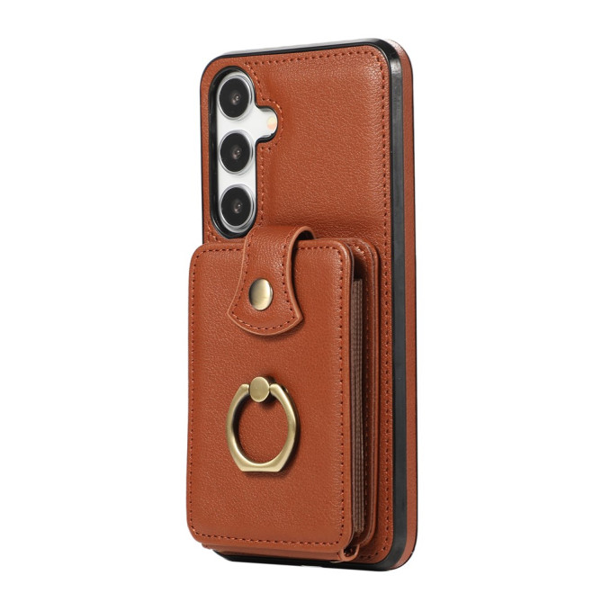 Coque Samsung Galaxy A37 Simili Cuir Support Dragonne