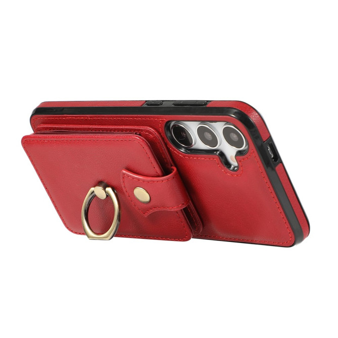 Coque Samsung Galaxy A37 Simili Cuir Support Dragonne