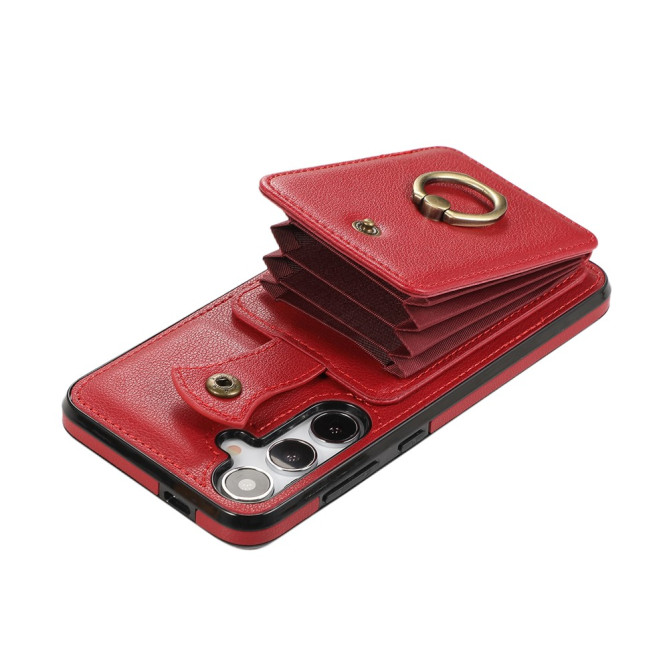 Coque Samsung Galaxy A37 Simili Cuir Support Dragonne