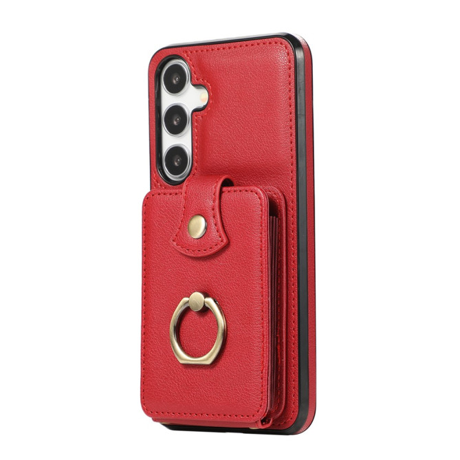 Coque Samsung Galaxy A37 Simili Cuir Support Dragonne