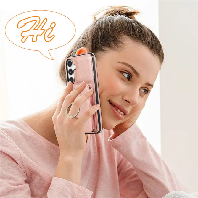 Coque Samsung Galaxy A37 Simili Cuir Support Dragonne