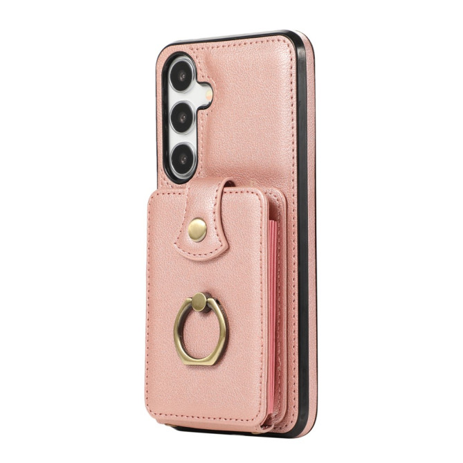 Coque Samsung Galaxy A37 Simili Cuir Support Dragonne