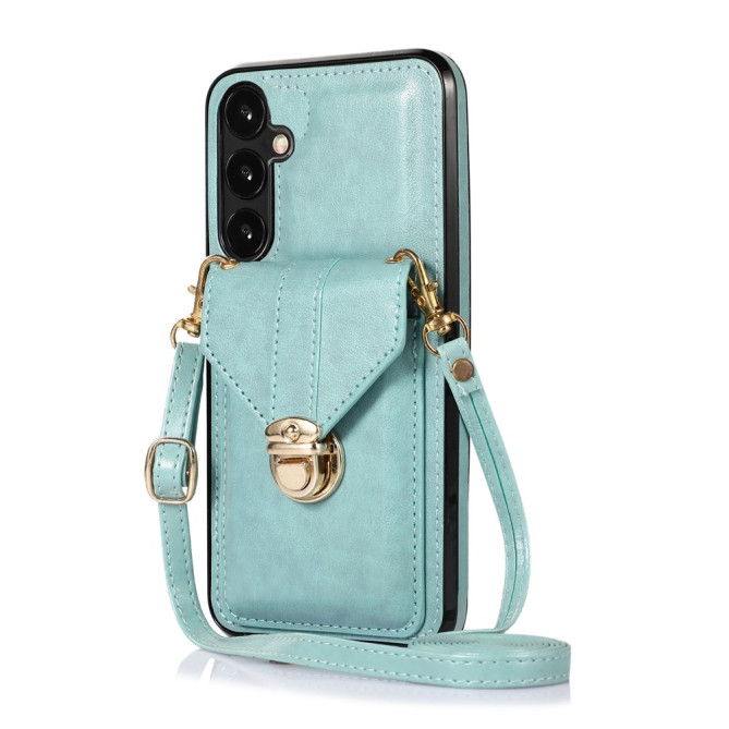 Coque Samsung Galaxy A37 Simili Cuir Support Dragonne ALBA