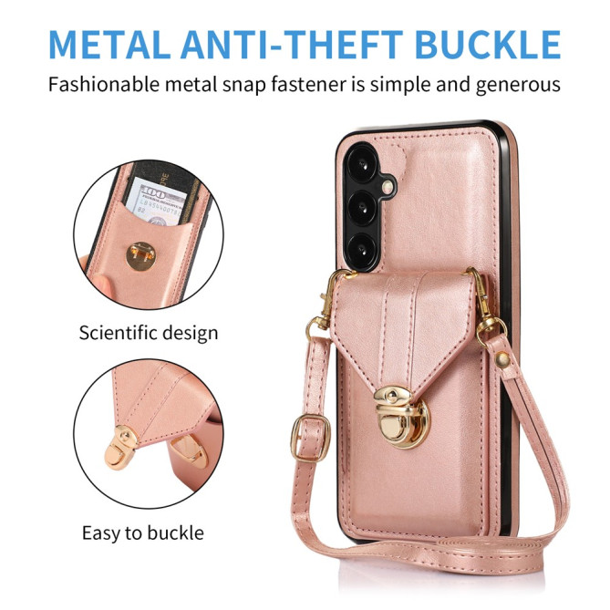 Coque Samsung Galaxy A37 Simili Cuir Support Dragonne ALBA