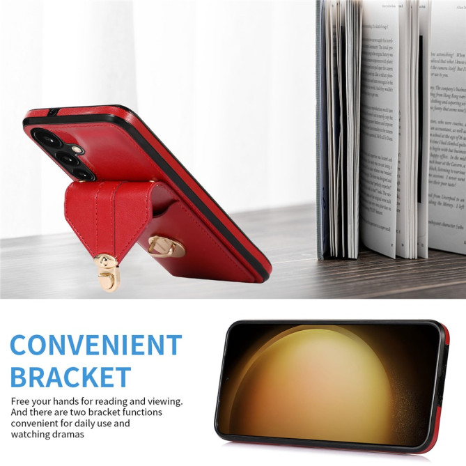 Coque Samsung Galaxy A37 Simili Cuir Support Dragonne ALBA