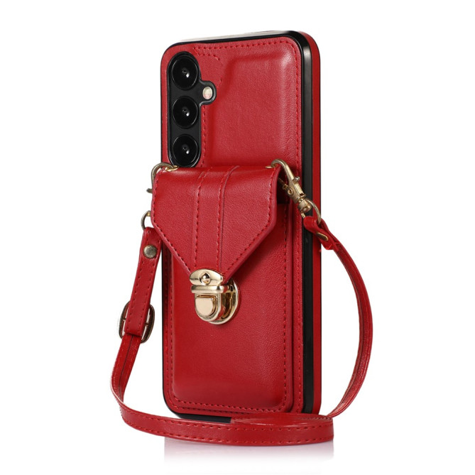 Coque Samsung Galaxy A37 Simili Cuir Support Dragonne ALBA