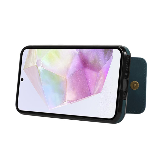 Coque Samsung Galaxy A37 Simili Cuir Support Dragonne BRIA