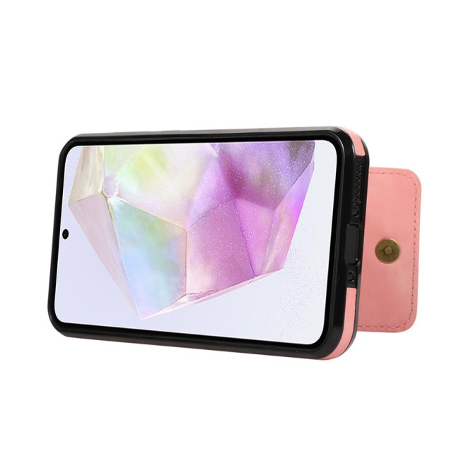 Coque Samsung Galaxy A37 Simili Cuir Support Dragonne BRIA