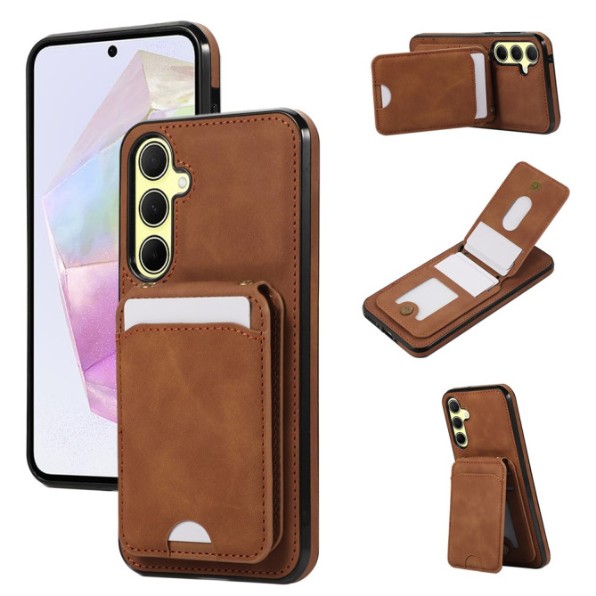 Coque Samsung Galaxy A37 Simili Cuir Support Dragonne BRIA