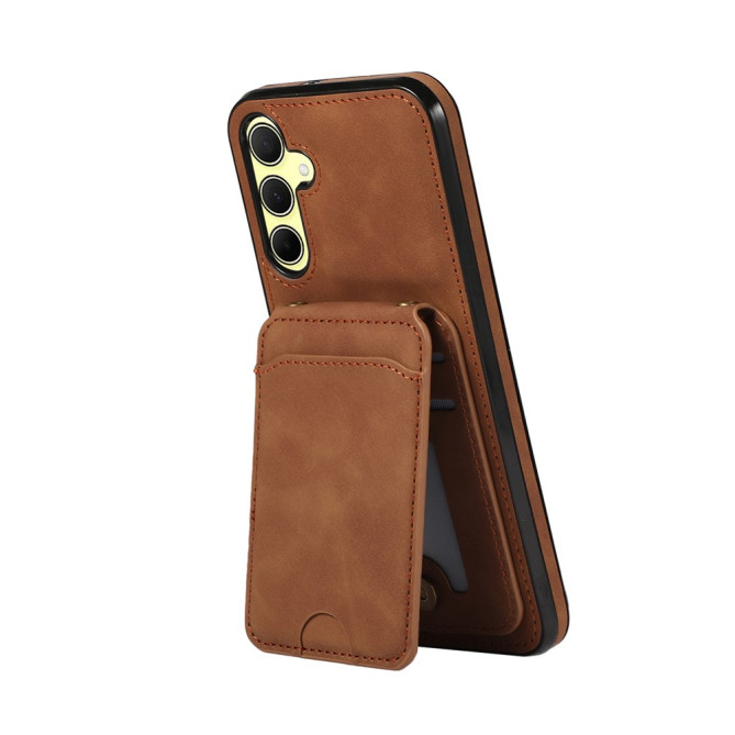 Coque Samsung Galaxy A37 Simili Cuir Support Dragonne BRIA