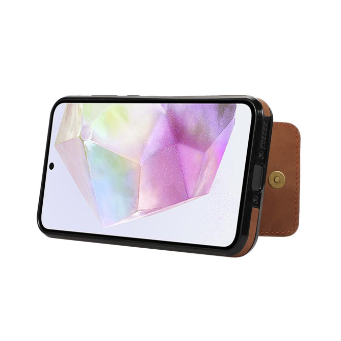 Coque Samsung Galaxy A37 Simili Cuir Support Dragonne BRIA