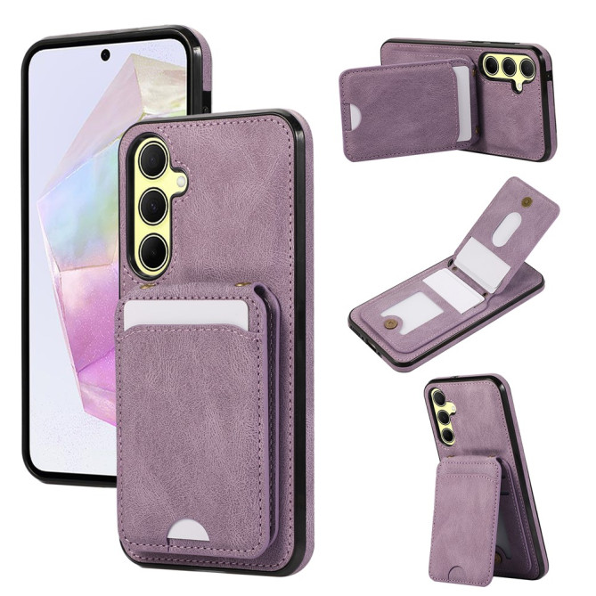Coque Samsung Galaxy A37 Simili Cuir Support Dragonne BRIA