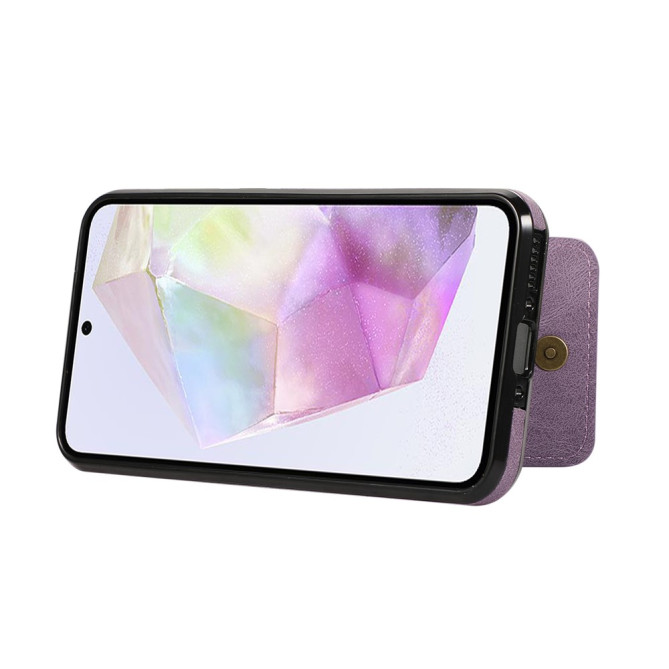 Coque Samsung Galaxy A37 Simili Cuir Support Dragonne BRIA