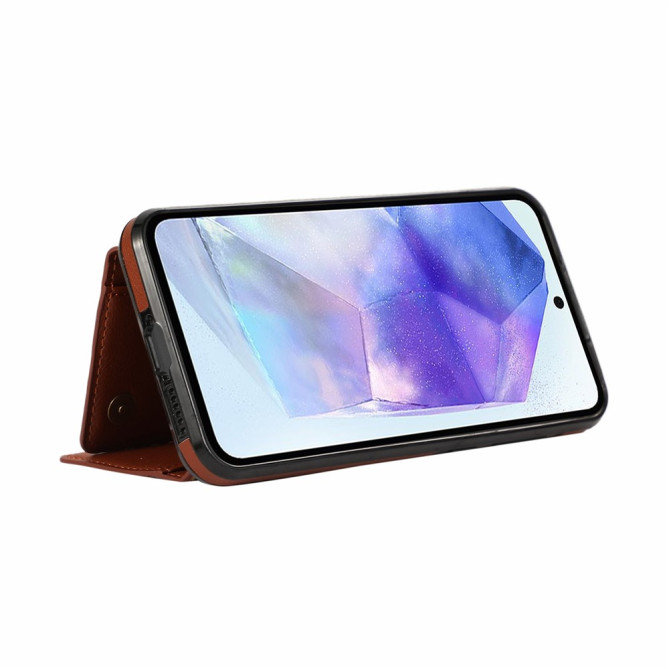 Housse Samsung Galaxy A37 Simili Cuir Fermeture Éclair LUNA