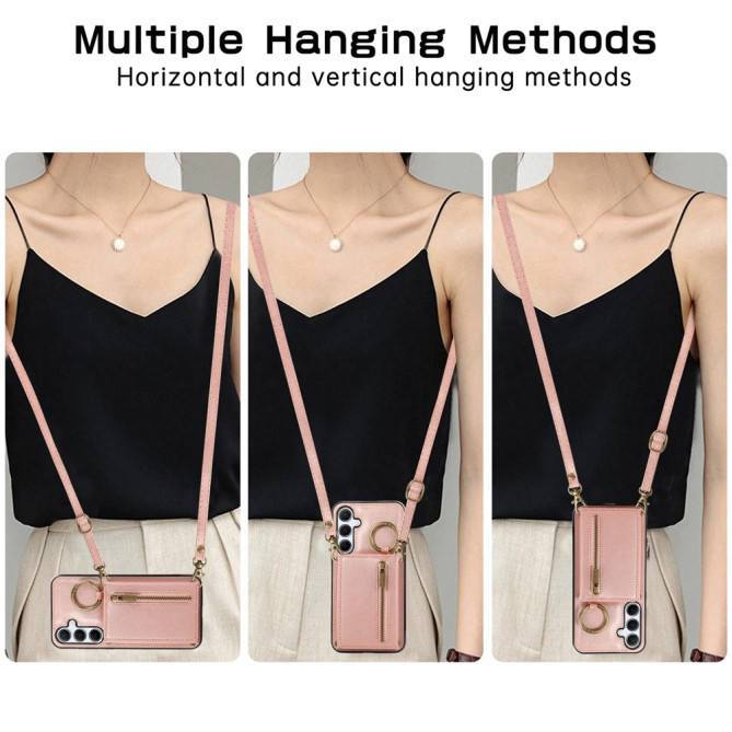 Housse Samsung Galaxy A37 Simili Cuir Fermeture Éclair LUNA