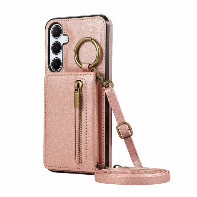 Housse Samsung Galaxy A37 Simili Cuir Fermeture Éclair LUNA