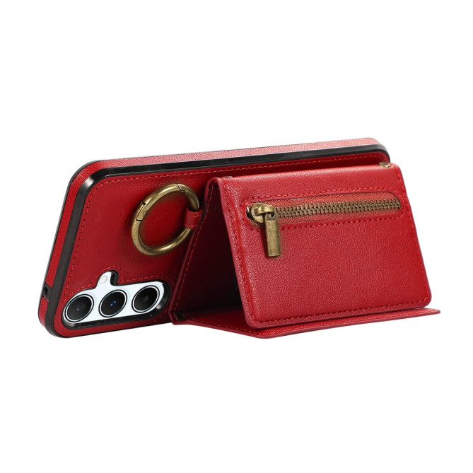 Housse Samsung Galaxy A37 Simili Cuir Fermeture Éclair LUNA