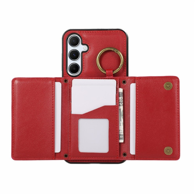 Housse Samsung Galaxy A37 Simili Cuir Fermeture Éclair LUNA