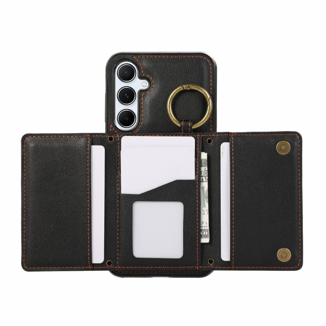 Housse Samsung Galaxy A37 Simili Cuir Fermeture Éclair LUNA