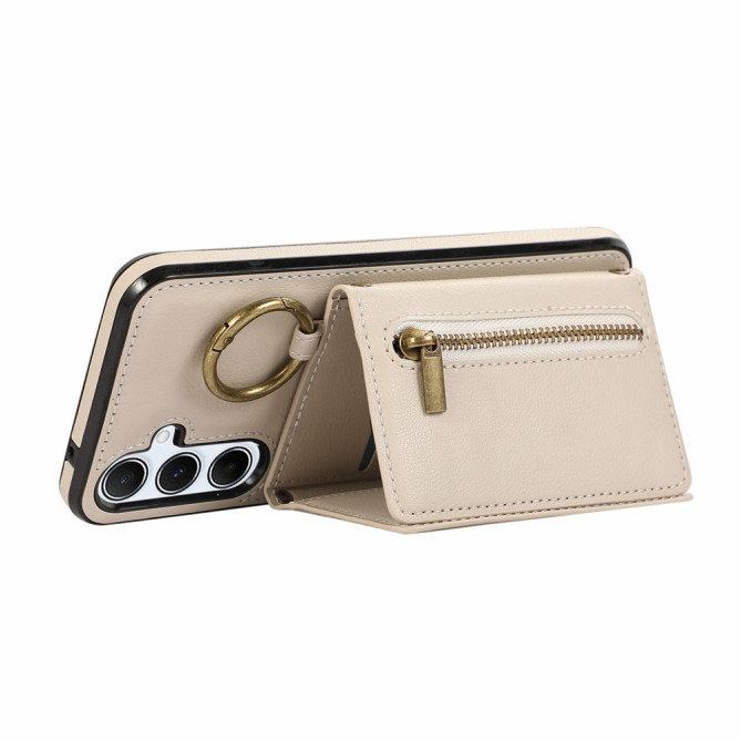 Housse Samsung Galaxy A37 Simili Cuir Fermeture Éclair LUNA