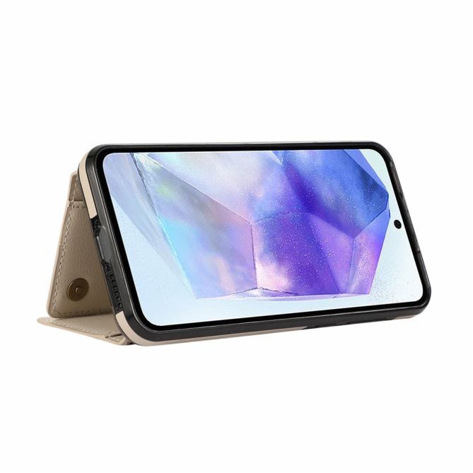 Housse Samsung Galaxy A37 Simili Cuir Fermeture Éclair LUNA