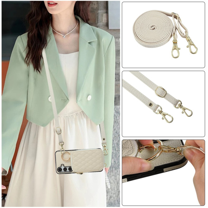 Housse Samsung Galaxy A37 Simili Cuir Fermeture Éclair MAIA