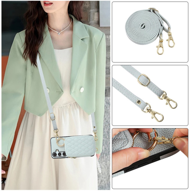 Housse Samsung Galaxy A37 Simili Cuir Fermeture Éclair MAIA