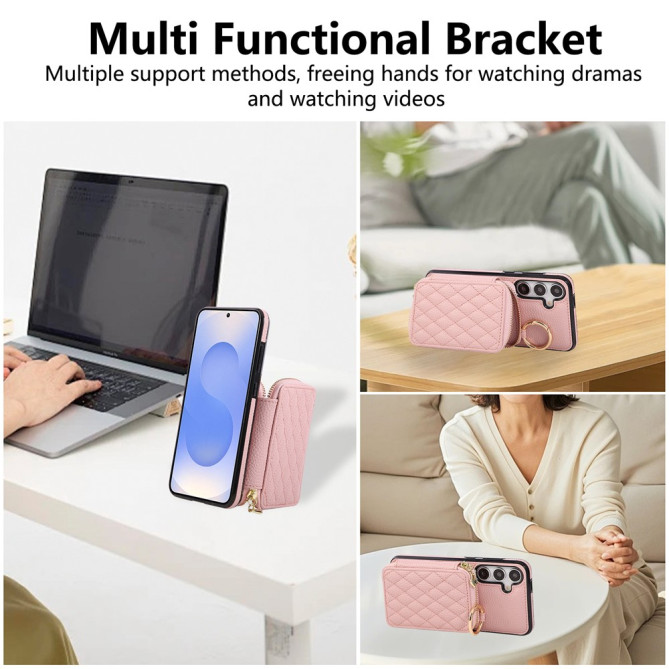 Housse Samsung Galaxy A37 Simili Cuir Fermeture Éclair MAIA