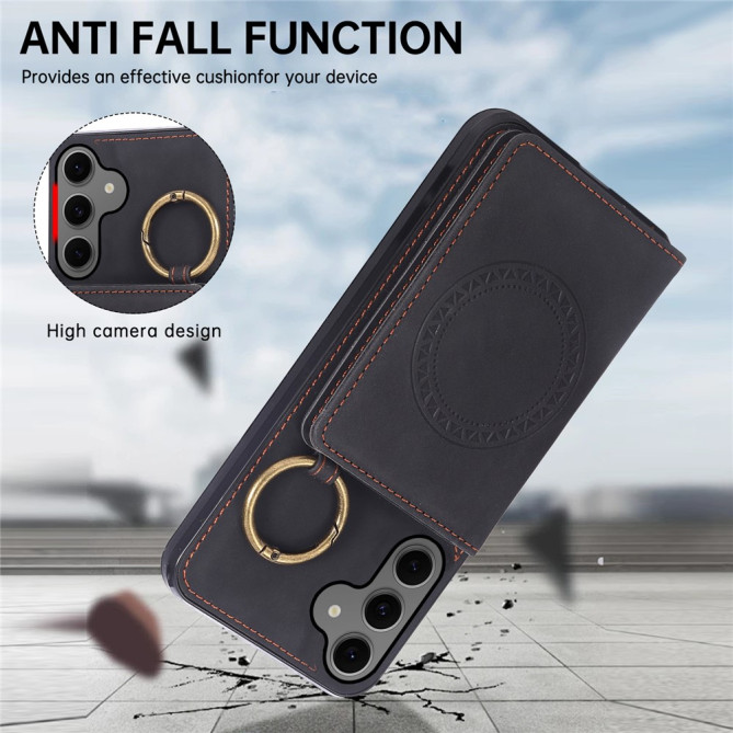 Coque Samsung Galaxy A37 Simili Cuir avec Support CARA